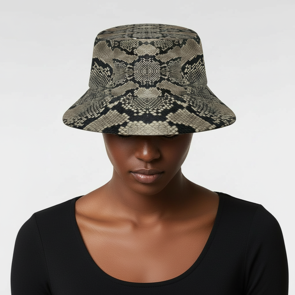 Snake Print Rain Hat