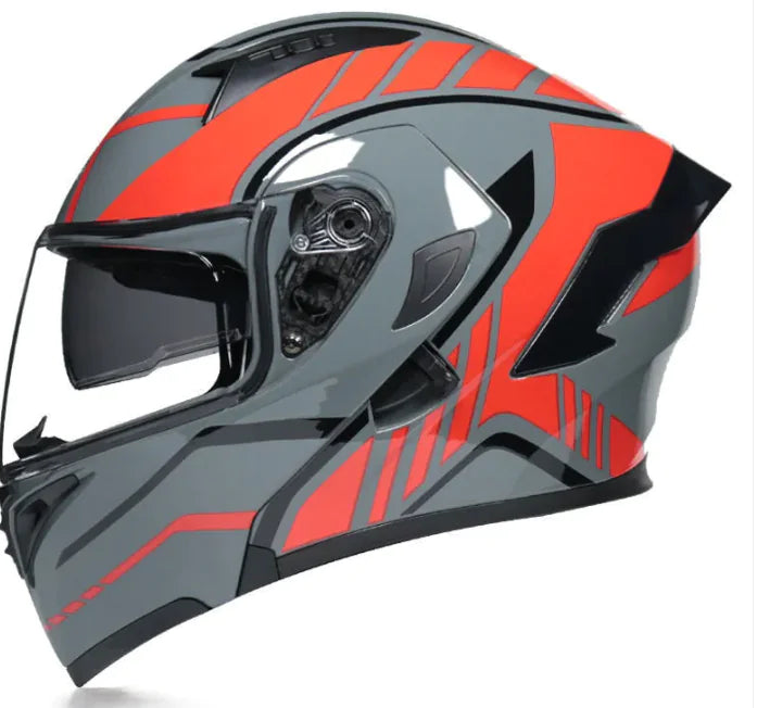 Half Helmet Winter Locomotive Gray