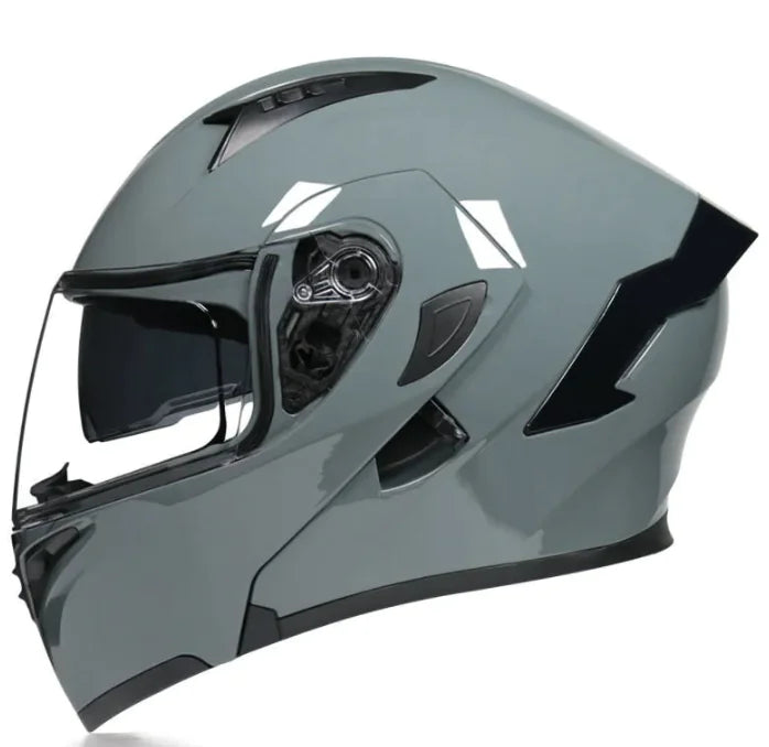 Half Helmet Winter Locomotive Gray