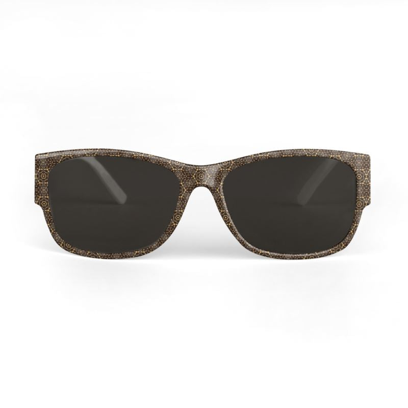 Brown Patterned Sunglasses