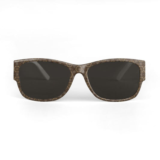 Brown Patterned Sunglasses