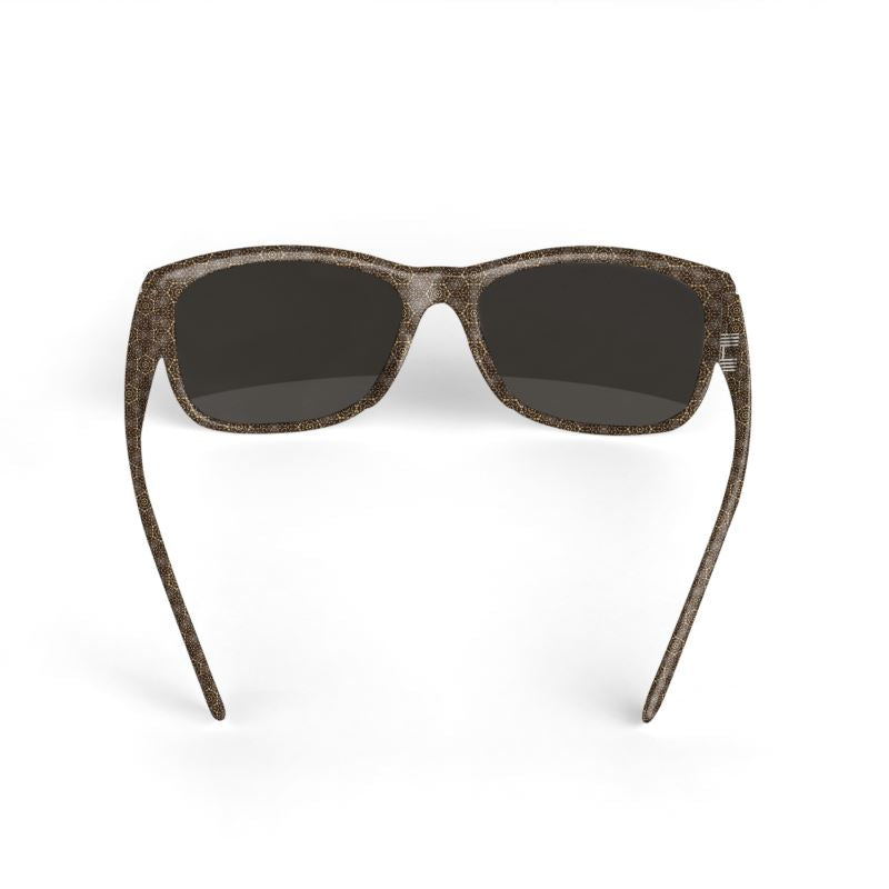 Brown Patterned Sunglasses