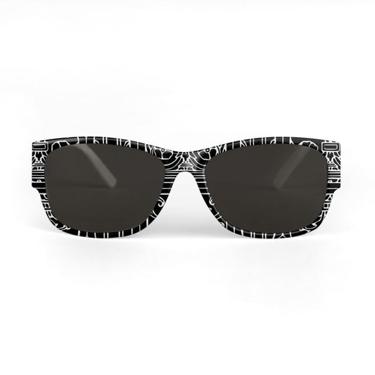 Black patterned Sunglasses