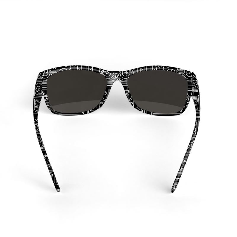 Black patterned Sunglasses
