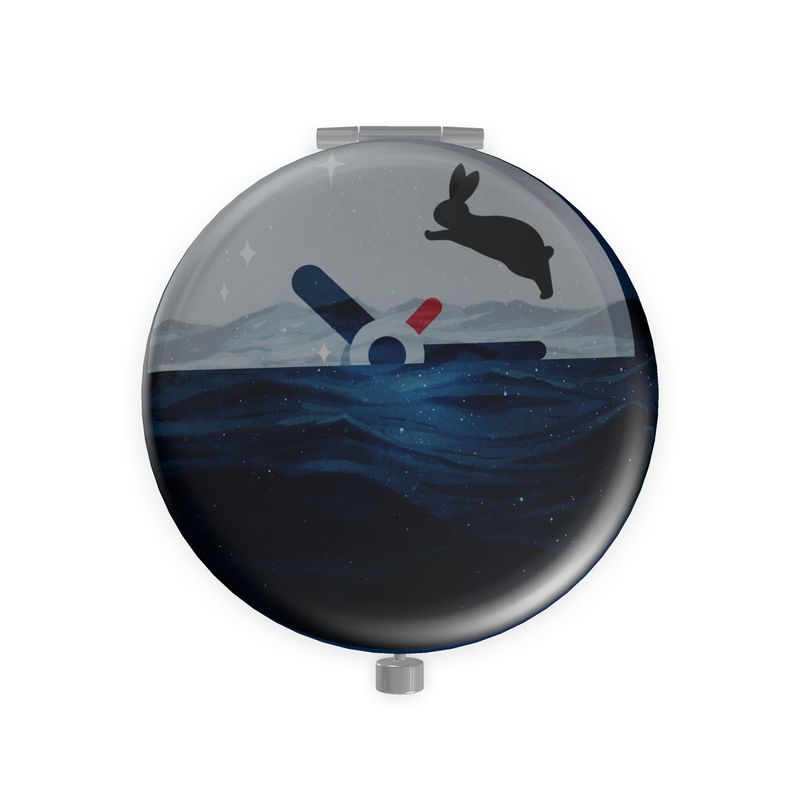 Water Rabbit Face Mirror