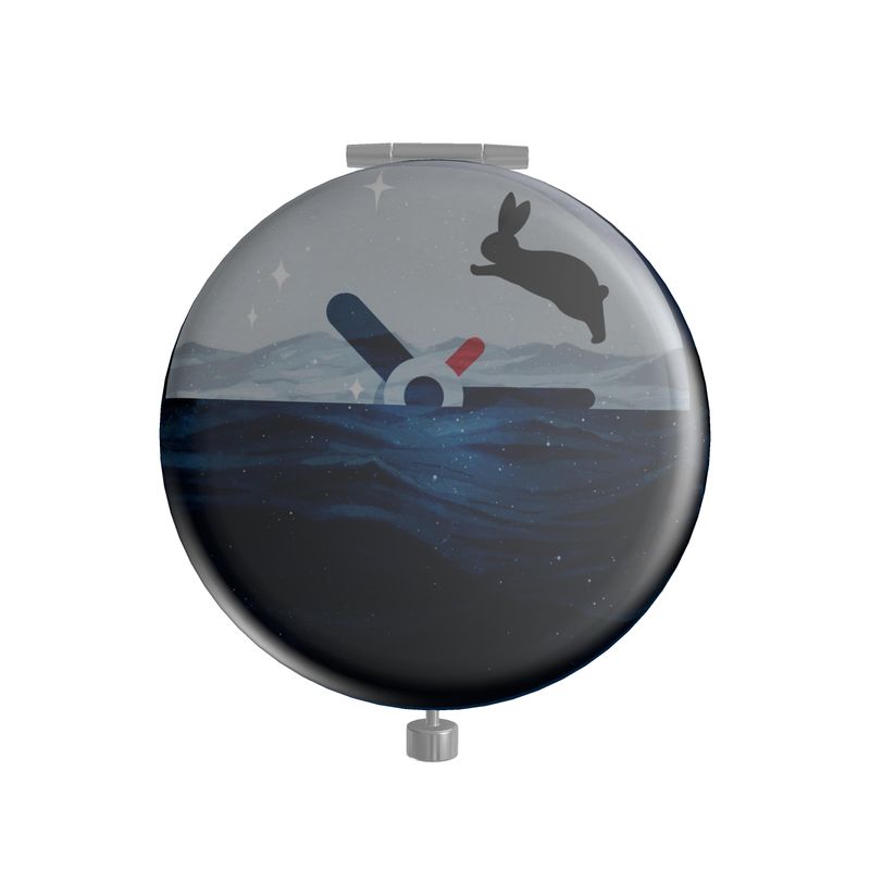 Water Rabbit Face Mirror