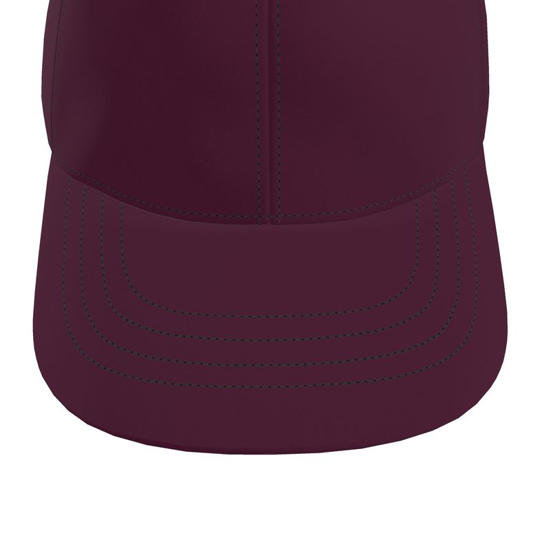 Dark Red Baseball Cap
