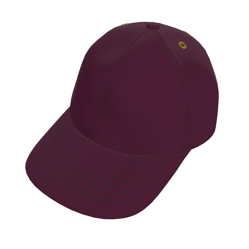 Dark Red Baseball Cap