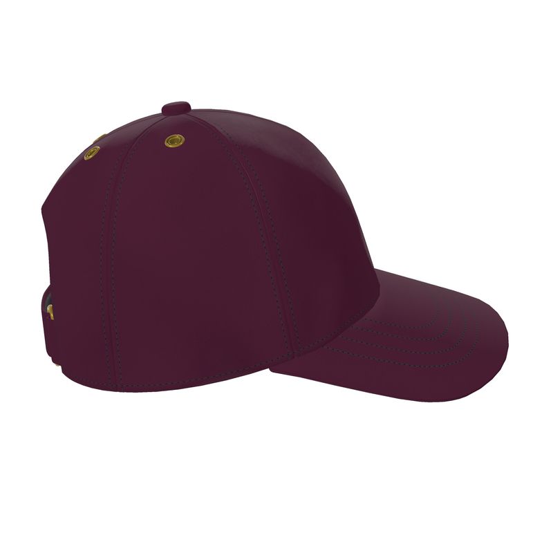 Dark Red Baseball Cap