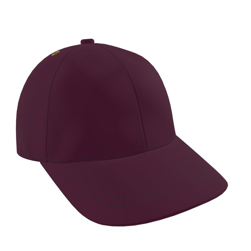 Dark Red Baseball Cap
