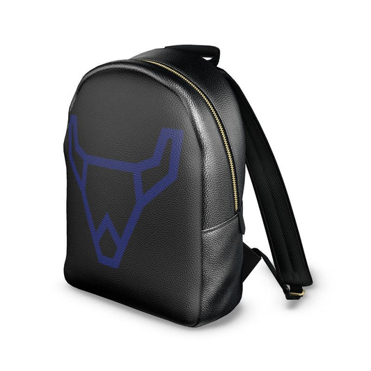 Blue Bull Print Back-Pack