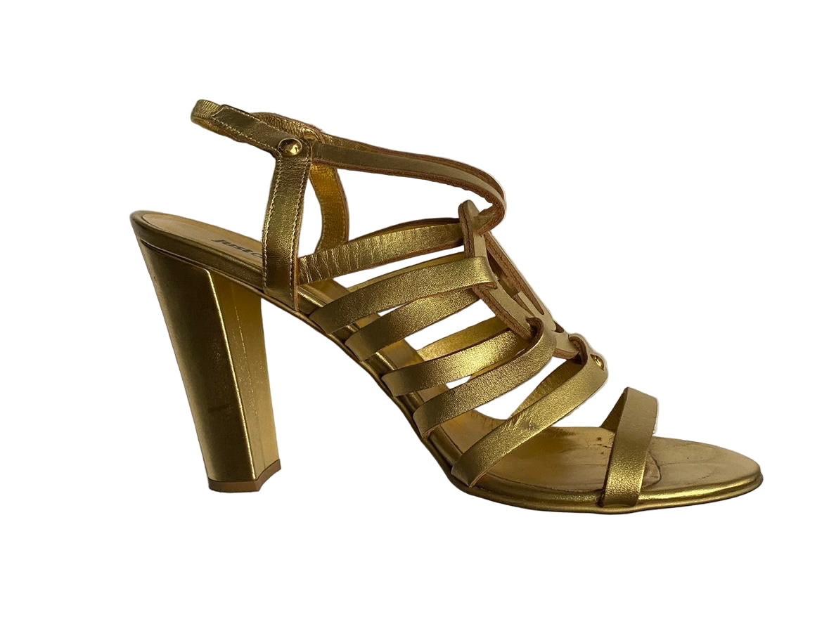 Just Cavalli Gold Heels