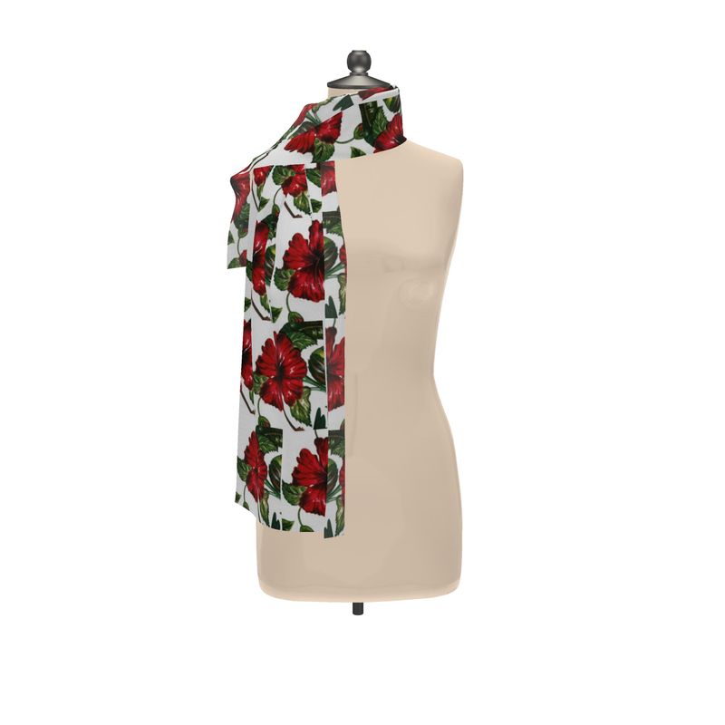 Hibiscus Scarf Wrap or Shawl