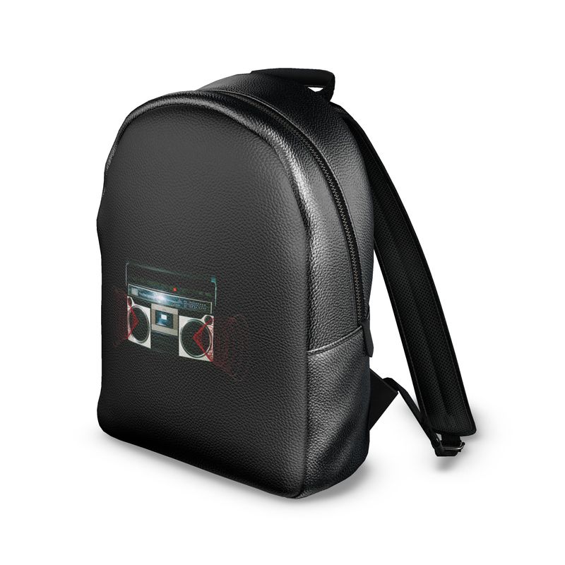 Radio Leather Backpack