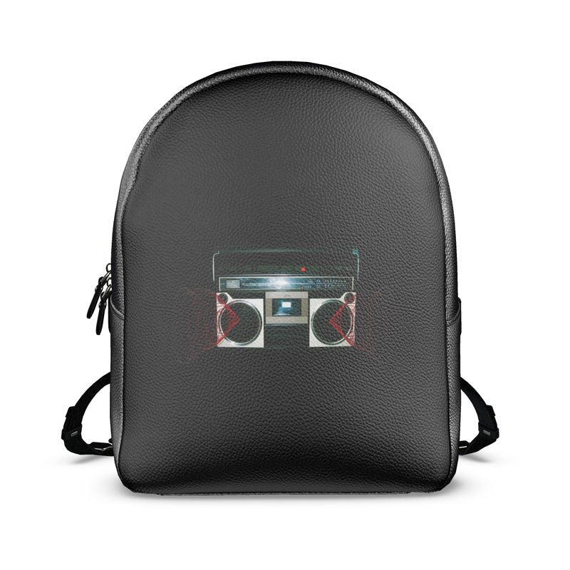 Radio Leather Backpack