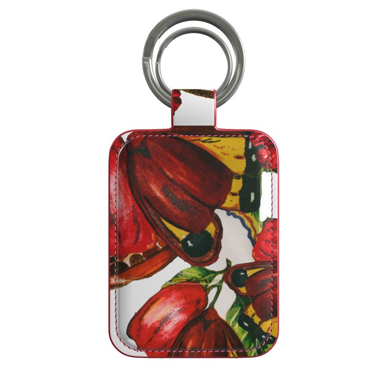 Ackee Leather Keyring