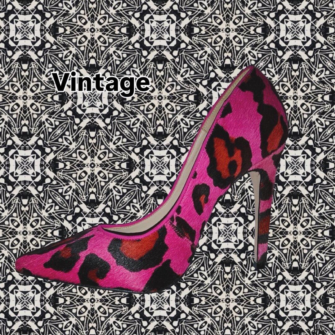 Pink Leopard heels