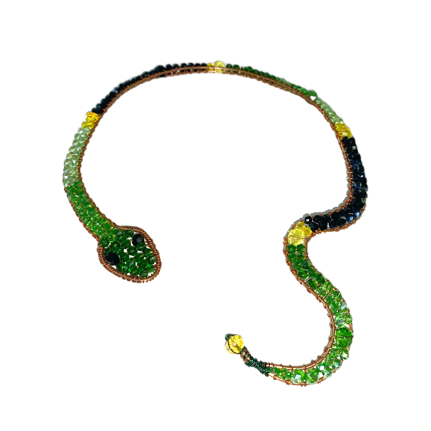 Embellished Snake Neckpiece