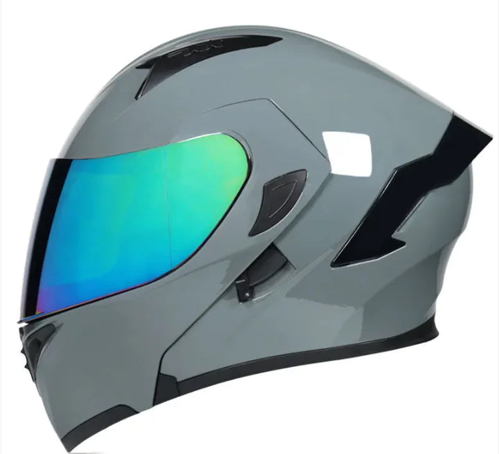 Half Helmet Winter Locomotive Gray