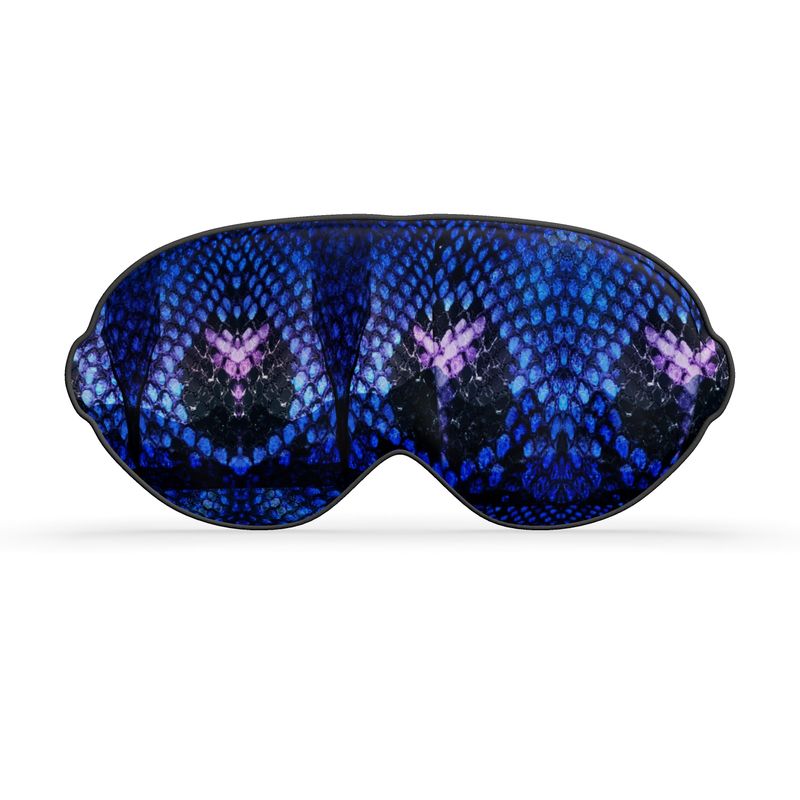 Blue Snake Sleep Mask