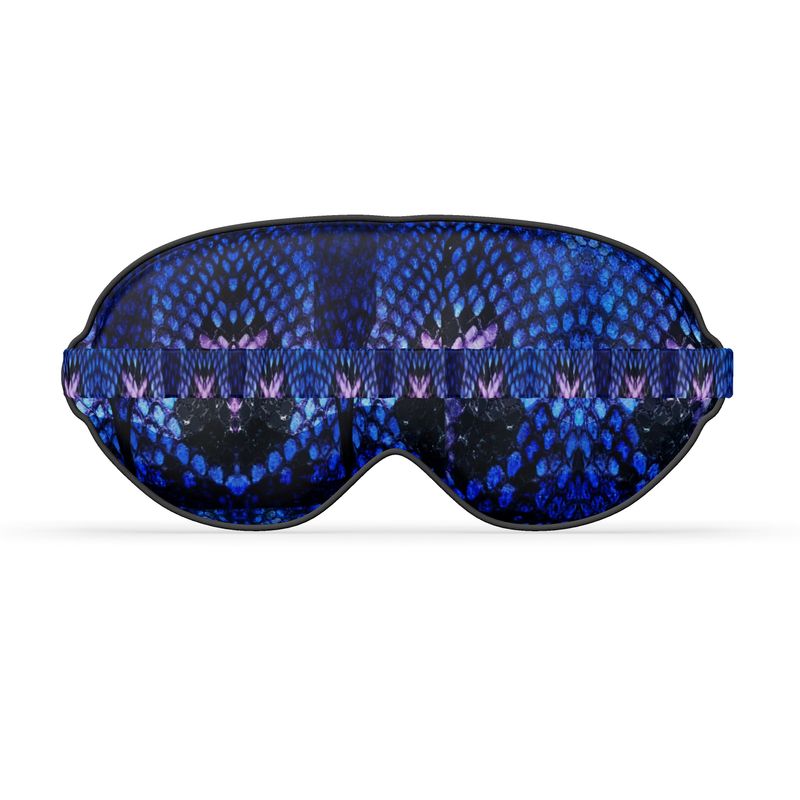 Blue Snake Sleep Mask