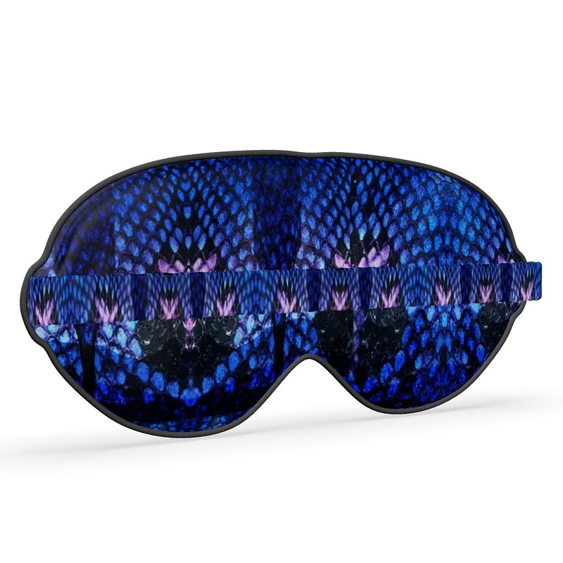 Blue Snake Sleep Mask