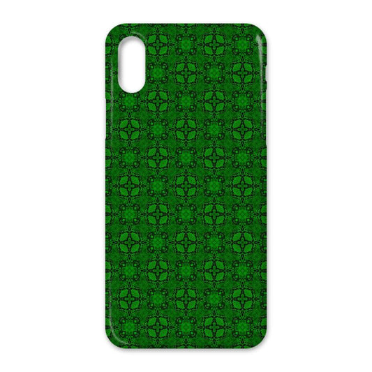 Green Patterned iPhone case