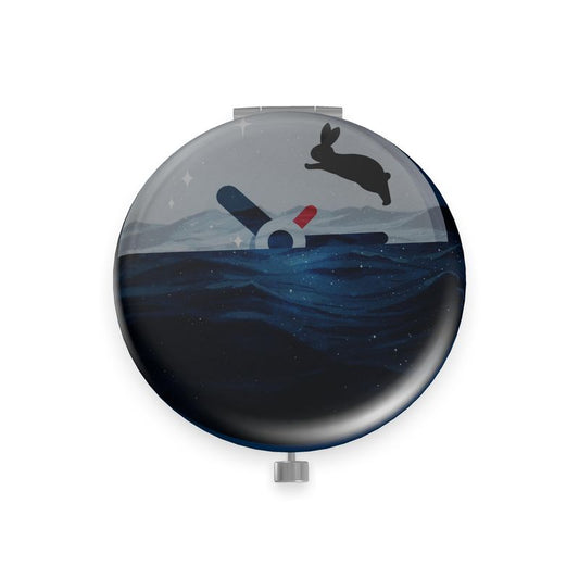 Water Rabbit Face Mirror