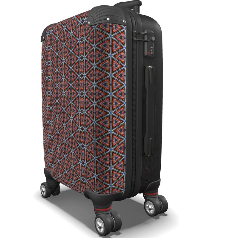 Patterned Suitcase