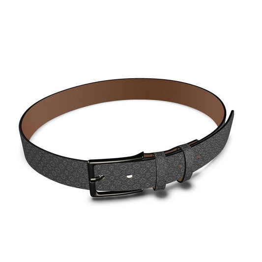 Patterned Leather Belt