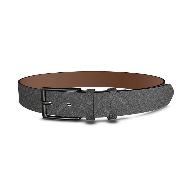 Patterned Leather Belt