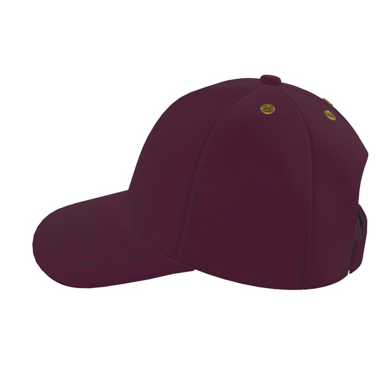 Dark Red Baseball Cap