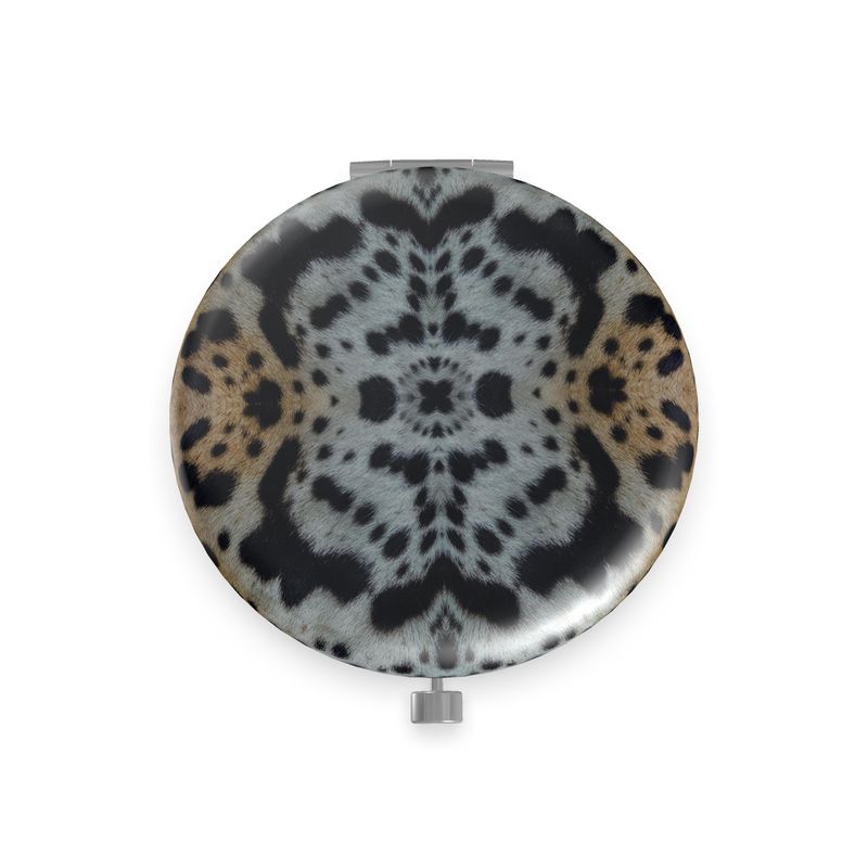 Snow Leopard Face Mirror