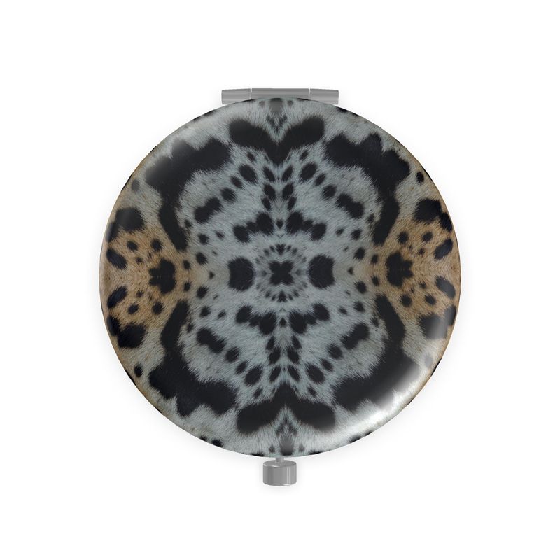 Snow Leopard Face Mirror