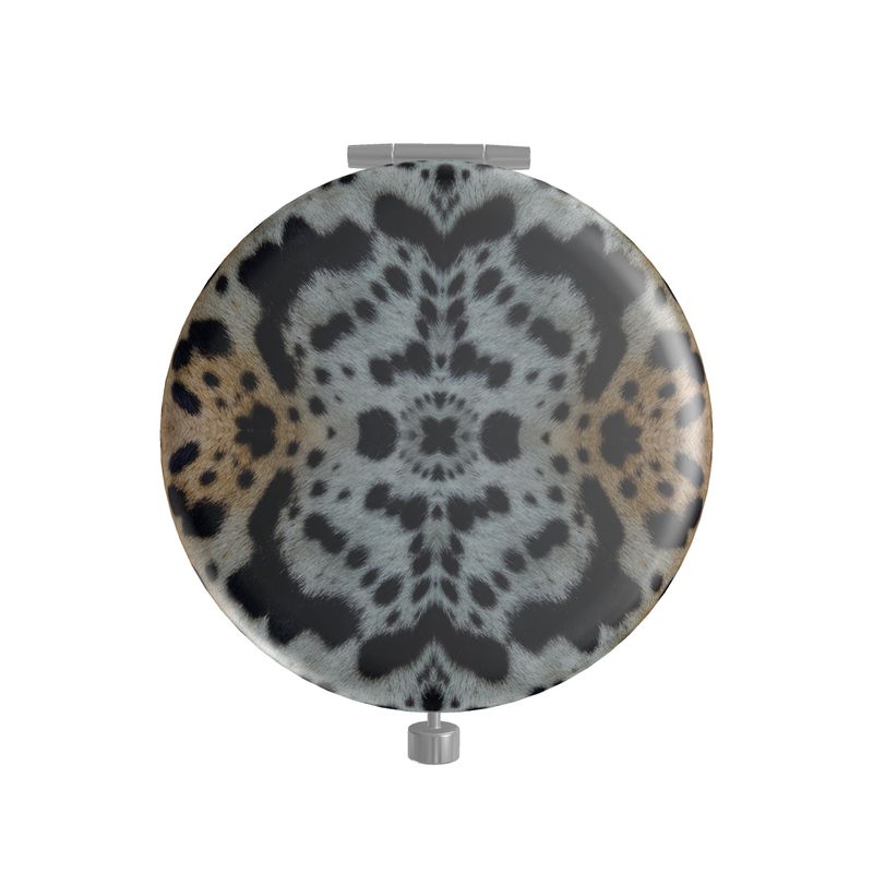 Snow Leopard Face Mirror